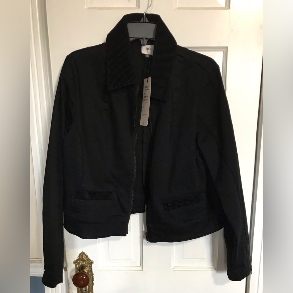 NWT Cabi Shrunken Moto Jacket Size M - Picture 5 of 6